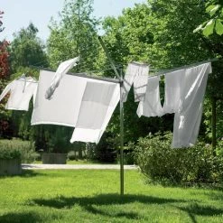 Brabantia 4 Arm Top Spinner Rotary Washing Line, 50m 10 Brabantia 4 Arm Top Spinner Rotary Washing Line, 50m -Comfortable Home 1000025139 alt01