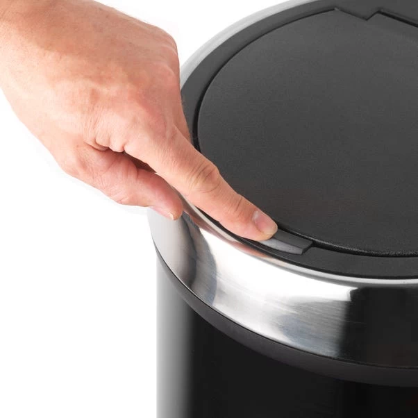 Spectrum Black 30 Litre Top Press Bin 6 Spectrum Black 30 Litre Top Press Bin - Image 4