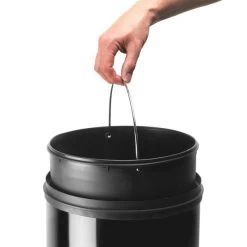 Spectrum Black 30 Litre Pedal Bin -Comfortable Home 1000051884 alt02