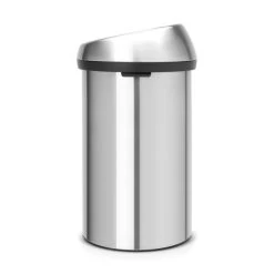 Brabantia 60 Litre Matt Steel Touch Bin -Comfortable Home 1000068066 alt02