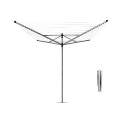Brabantia 4 Arm Rotary Liftomatic Airer, 60m -Comfortable Home 1000078359 alt02
