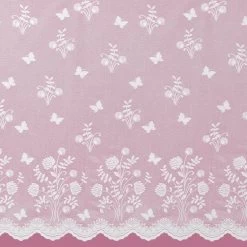 Dunelm By The Metre Secret Garden White Lace Panel 7 Dunelm By The Metre Secret Garden White Lace Panel -Comfortable Home 1000085921 alt01