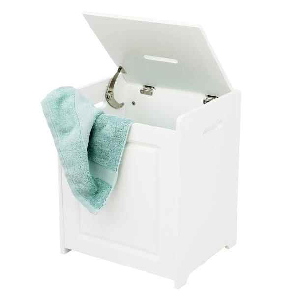 Lloyd Pascal Verona White Laundry Basket 6 Lloyd Pascal Verona White Laundry Basket - Image 4