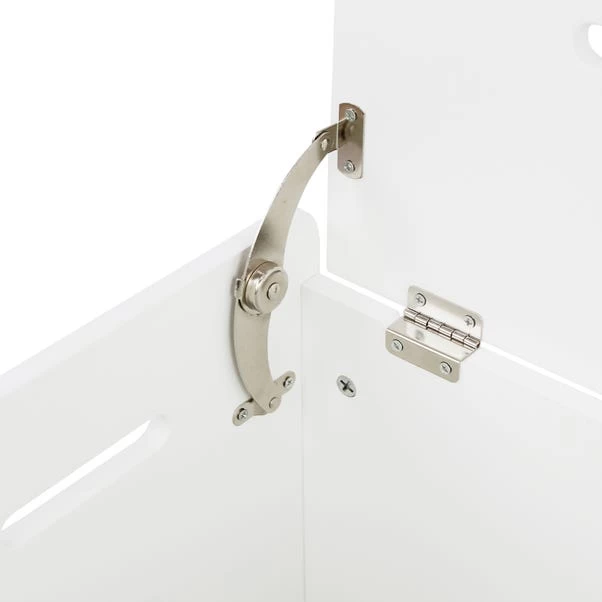 Lloyd Pascal Verona White Laundry Basket 7 Lloyd Pascal Verona White Laundry Basket - Image 5