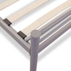 Julian Bowen Alpen Silver Bedstead -Comfortable Home 1000088704 alt02
