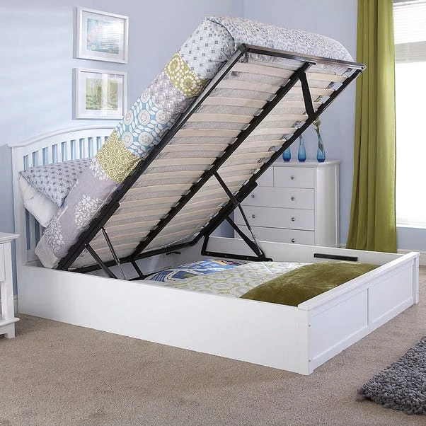 GFW Madrid White Ottoman Bed 7 GFW Madrid White Ottoman Bed - Image 5