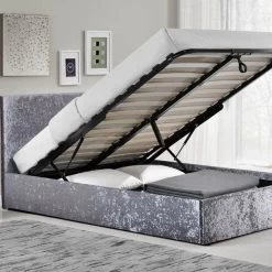 Birlea Berlin Crushed Velvet Ottoman Bed Frame -Comfortable Home 1000105470 alt04
