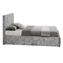 Birlea Hannover Steel Crushed Velvet Ottoman Bed -Comfortable Home 1000113470 alt03