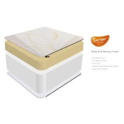 Sareer Matrah Ruby Memory Foam Mattress -Comfortable Home 1000116028 alt04