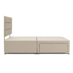 Dunelm Universal Cream Linen Divan Base 11 Dunelm Universal Cream Linen Divan Base -Comfortable Home 1000119448 alt03