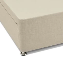 Dunelm Universal Cream Linen Divan Base 12 Dunelm Universal Cream Linen Divan Base -Comfortable Home 1000119448 alt04