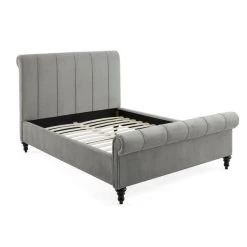 Limelight Classic Grey Pleated Bed -Comfortable Home 1000147437 alt03