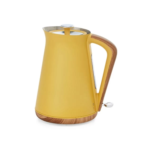 Dunelm Contemporary 1.7L 3kW Ochre Jug Kettle 4 Dunelm Contemporary 1.7L 3kW Ochre Jug Kettle - Image 2