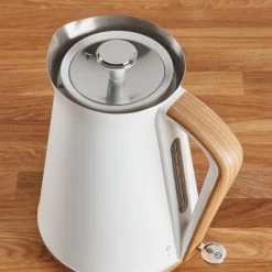 Dunelm Contemporary White Jug Kettle -Comfortable Home 1000155917 alt02