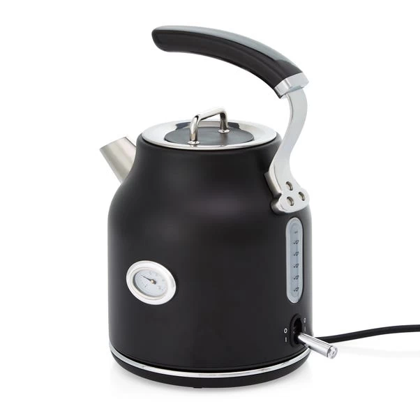 Dunelm Retro 1.7L 3KW Matt Black Kettle 4 Dunelm Retro 1.7L 3KW Matt Black Kettle - Image 2