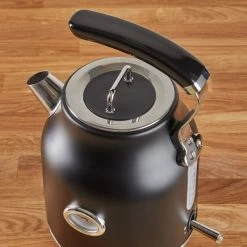 Dunelm Retro 1.7L 3KW Matt Black Kettle 10 Dunelm Retro 1.7L 3KW Matt Black Kettle -Comfortable Home 1000155926 alt03