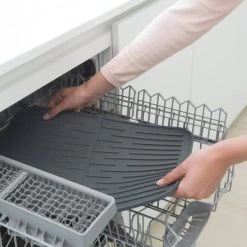 Brabantia Sinkside Dark Grey Silicone Dish Drying Mat -Comfortable Home 1000158194 alt02