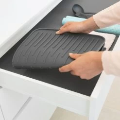 Brabantia Sinkside Dark Grey Silicone Dish Drying Mat -Comfortable Home 1000158194 alt03