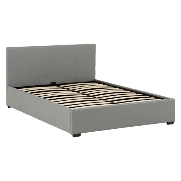 Seconique Waverley Grey Faux Leather Ottoman Bed 6 Seconique Waverley Grey Faux Leather Ottoman Bed - Image 4