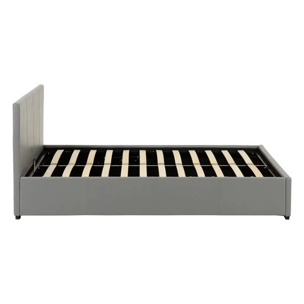 Seconique Waverley Grey Faux Leather Ottoman Bed 8 Seconique Waverley Grey Faux Leather Ottoman Bed - Image 6
