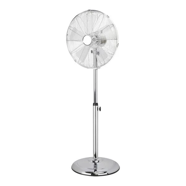 Dunelm 16" Chrome Pedestal Fan 4 Dunelm 16" Chrome Pedestal Fan - Image 2