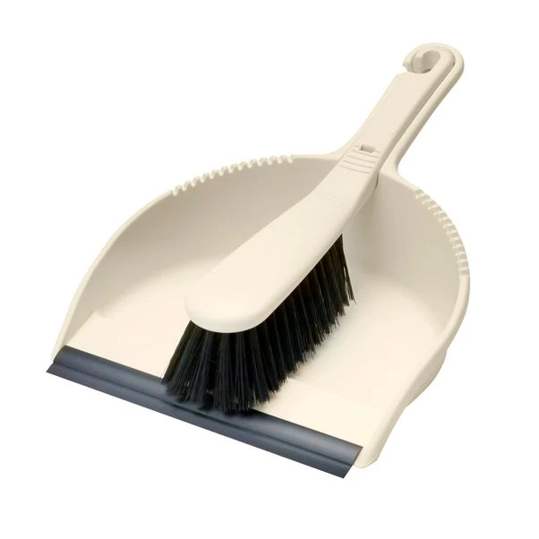 Addis Stiff Dust Pan And Brush Set 3 Addis Stiff Dust Pan And Brush Set