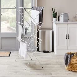 Dunelm White Deluxe 3 Tier Airer