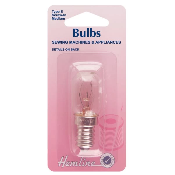 Hemline Screw In Sewing Machine Bulb 3 Hemline Screw In Sewing Machine Bulb