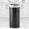 Spectrum Black 30 Litre Top Press Bin