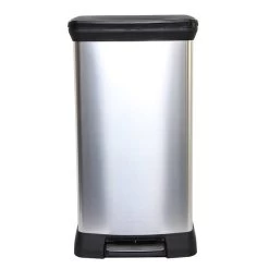 Curver 50L Silver Deco Bin -Comfortable Home 30191867 alt02