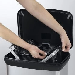 Curver 50L Silver Deco Bin -Comfortable Home 30191867 alt04