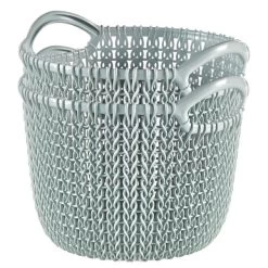 Curver Knit 3 Litre Round Basket -Comfortable Home 30216266 alt05