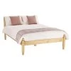 Amani Spindle Natural Waxed Bed Frame -Comfortable Home 30281389