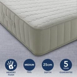 Bedmaster Memory Comfort Medium Mattress