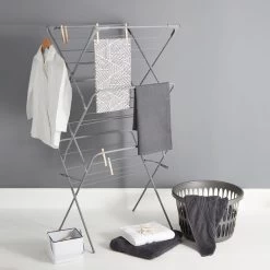 Dunelm Grey 3 Tier Wide Airer