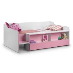 Julian Bowen Stella Pink Low Sleeper Bedstead