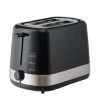 Dunelm Black 2 Slice Toaster -Comfortable Home 30422146