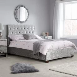 Birlea Cologne Crushed Velvet Bed Frame