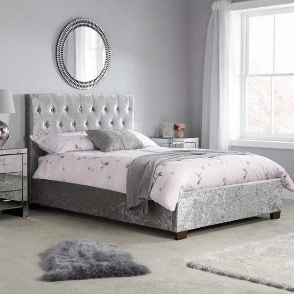 Birlea Cologne Crushed Velvet Bed Frame 3 Birlea Cologne Crushed Velvet Bed Frame