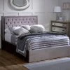 Limelight Rhea Silver Upholstered Ottoman Bed 1 Limelight Rhea Silver Upholstered Ottoman Bed -Comfortable Home 30538866