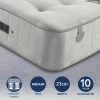 Sareer Pocketo Medium Firm 1000 Reflex Plus Mattress -Comfortable Home 30592844