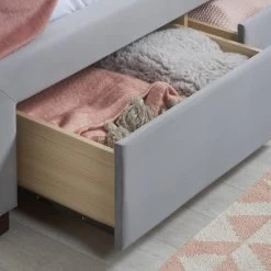 Birlea Woodbury Grey Fabric Bed Frame 11 Birlea Woodbury Grey Fabric Bed Frame -Comfortable Home 30618974 alt03