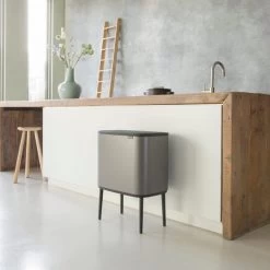 Brabantia 11/23L Grey Bo Touch Bin