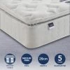 Silentnight Medium Firm Miracoil Memory Pillowtop Mattress -Comfortable Home 30638181