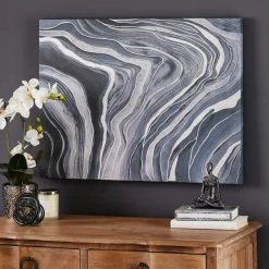 Dunelm Large Marble Canvas