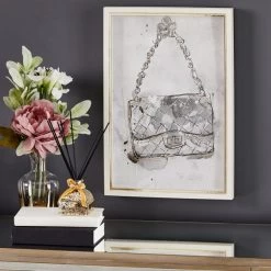 Dunelm Glam Handbag Framed Picture