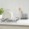 Dunelm Wire Matt Black Dish Drainer