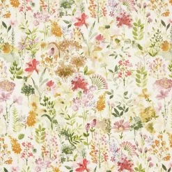 Dunelm By The Metre Ayelsbury Natural Floral PVC