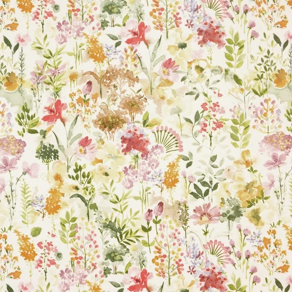 Dunelm By The Metre Ayelsbury Natural Floral PVC 3 Dunelm By The Metre Ayelsbury Natural Floral PVC