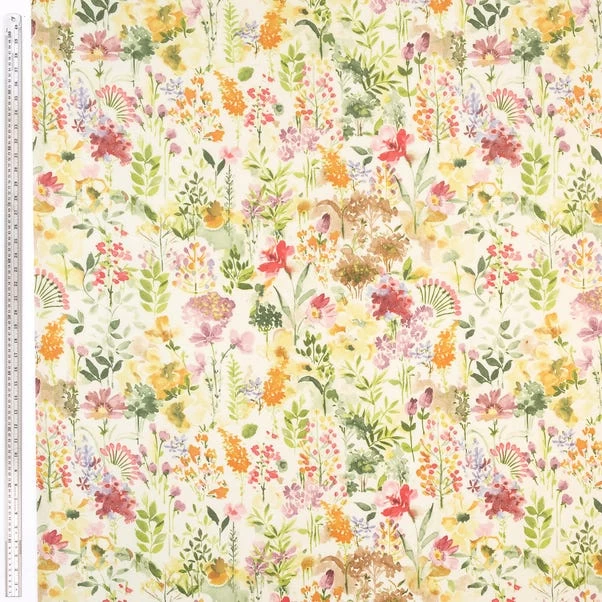 Dunelm By The Metre Ayelsbury Natural Floral PVC 6 Dunelm By The Metre Ayelsbury Natural Floral PVC - Image 4